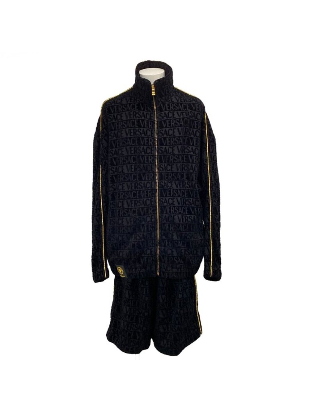 Versace Set Black Yellow Cotton